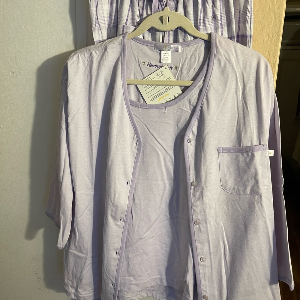 Midnight by Carole Hochman Lilac Sleeveless Top